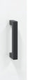 vidaXL - Dressoir - 100x36x60 - cm - bewerkt - hout - hoogglans - wit