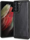 NorthLife - Geschikt voor Samsung Galaxy S21 Plus / S21+ - Leren Backcover hoes - Zwart