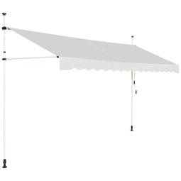 Coast Uitschuifbaar Zonnescherm - Waterdicht - UV Bestendig - Verstelbaar - 395 cm Breed - Beige