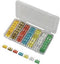 TRU COMPONENTS 1572249 Standaard platte zekering 5 A, 7.5 A, 10 A, 15 A, 20 A, 25 A, 30 A 70 onderdelen