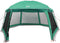 vidaXL - Zwembadtent - uitneembare - buiten- - gaaswanden - 618x532 - cm - zeegroen