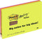 Memoblok 3M Post-it 6445 Super Sticky 152x101mm assorti