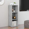 Tv-meubel 107x35x37 cm bewerkt hout betongrijs