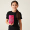 Regatta - Kids Pack It III Opvouwbaar Kinder Regenjack - Donker Roze - Maat 128