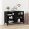 vidaXL - Dressoir - Zwart - Eiken - 103,5x35x70 - cm - Gelaagd - Hout