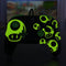 PDP Rematch - Bedrade Nintendo Switch Controller - Glow in the Dark - 1-Up Mushroom