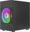 Aerocool Atomic v2 - Mini Tower Case - Mesh frontpaneel met ARGB ventilatoren - Zwart
