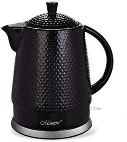 Maestro MR069 - Keramische waterkoker 1,5 l 1500W - Zwart