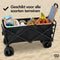 Infinity Goods XL Bolderkar - Opvouwbaar - 180KG Draagkracht - 95 x 57 x 96 CM - Draaibare Wielen