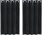 vidaXL - Blackout - Gordijnen - met - Oogjes - 2 - stuks - Zwart - Velours