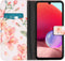 iMoshion Hoesje Geschikt voor Samsung Galaxy A33 Hoesje Met Pasjeshouder - iMoshion Design Softcase Bookcase - Roze / Blossom Watercolor