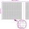 vidaXL - Gelaste - Draadomheining - 0.5x50 - m - Gegalvaniseerd - Staal