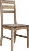 vidaXL - Eetkamerstoelen - 4 - st - massief - acaciahout