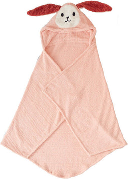 Badhanddoek Crochetts Roze 128 x 2 x 110 cm Konijnenvlees