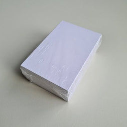 Klika - Prijskaart blanco wit 8x12cm 100 stuks - 11 stuks