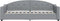 vidaXL - Slaapbank - 80x200 - cm - stof - lichtgrijs