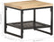 vidaXL - Bijzettafel - 40x40x35 - cm - massief - mangohout