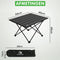 Travelhawk Campingtafel - Inklapbaar - Lichtgewicht Aluminium - Zwart - 56x40x40cm