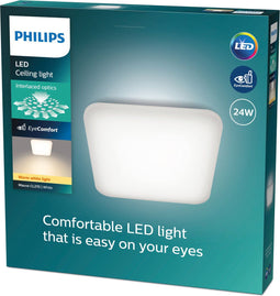 Philips Mauve - LED-plafondlamp - 2700K - Wit - 43 cm