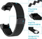 iMoshion Bandje Geschikt voor Fitbit Charge 4 / Charge 3 - iMoshion Milanese Watch bandje - Zwart