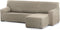 Hoes voor chaise longue met korte armleuning rechts Eysa ROC Lichtbruin 120 x 120 x 360 cm