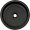 vidaXL - Opzetwasbak - rond - Φ41x14 - cm - keramiek - zwart - en - bruin