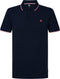Petrol Industries - Heren Klassieke Polo Wave - Blauw - Maat S