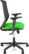 Linea Tekna 01 - Bureaustoel - Ergonomisch EN1335 - Multi verstelbaar- Zwart/Groen