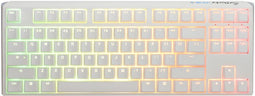 Ducky One 3 TKL - Mechanisch Toetsenbord - RGB - MX Blue - Qwerty US - Wit