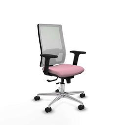 Piqueras y Crespo 2D086N0 - Bureaustoel - Verstelbare hoogte met armleuning - Roze