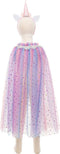 Great Pretenders Verkleedkledij Unicorn - Cape met diadeem - 4/6 jaar