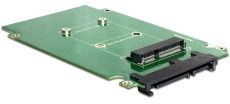Delock Converter - SATA 22 pin > mSATA - 2.5″ Frame