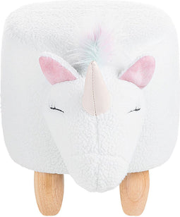 UNICORN - Hocker - Wit - Polyester