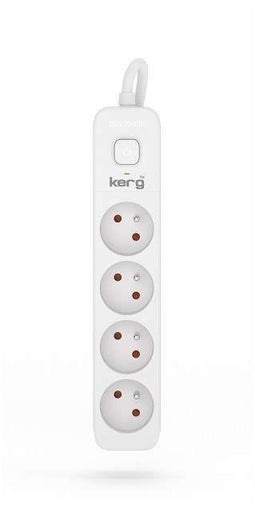 KERG stekkerdoos met stroomonderbreker 4 stopcontacten 1,5m-10A