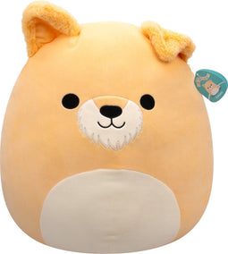 Squishmallows Cooper - Pluche Hond - 50 cm - Tan met Witte Buik