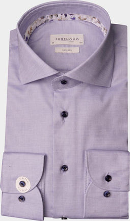 Profuomo PPUH30001B/M - Business hemd lange mouw - Regular fit - Blauw