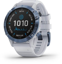 Garmin fēnix 6 Pro Solar - Smartwatch - 1,3" MIP-display - Blauw (Wit)