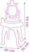 Smoby Disney Princess - 2-in-1 Kaptafel - Draaibare spiegel 10 Accessoires - Roze