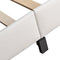 Juskys Paris - Gestoffeerd Bed - LED Verlichting - Wit - 180 x 200 cm