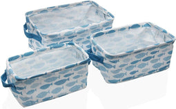 Basket spelset Versa Aqua Vissen Textiel 18 x 14 x 28 cm 28 x 18 x 14 cm