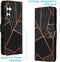 iMoshion Hoesje Geschikt voor Samsung Galaxy S23 FE Hoesje Met Pasjeshouder - iMoshion Design Softcase Bookcase - Zwart / Black Graphic