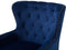 Fauteuil VIBORG II Fluweel Marineblauw