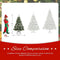 Kunstkerstboom met sneeuweffect en dennenappels - 120 cm