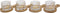 Cosy&Trendy Aperoset - Tapasset - Glazen met Houten Plankjes - 4 Stuks