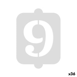 Taartsjabloon Algon Cijfer 9 (36 Stuks)