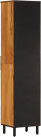 vidaXL - Badkamerwandkast - 38x33x160 - cm - massief - acaciahout