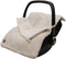 Jollein Baby Voetenzak groep 0+ 3/5 punts - Comfortbag met capuchon - Check Knit Oatmeal