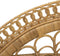 Peacock stoel Takta - Rotan stoel met kussen - Pauwstoel - H150 cm - Pauwelstoel