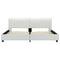 Bedframe kunstleer wit 160x200 cm