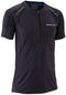 Peak Performance - Balkka Zip Tee - Zwart Heren Shirt - XL - Zwart